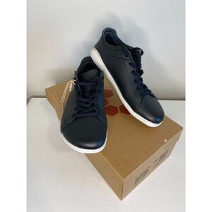 Vivobarefoot Geo Court III Black Leather Sneakers EU36 New in Box